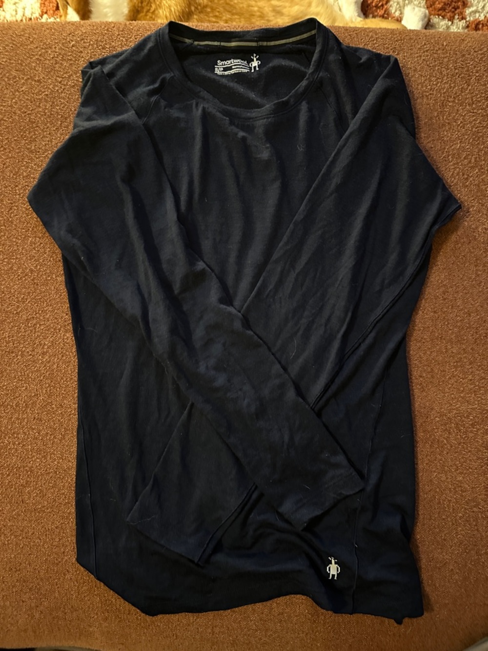 Smartwool Merino Wool Baselayer in Navy